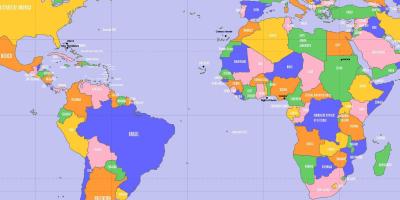 Πράσινο ακρωτήριο θέση στον παγκόσμιο χάρτη