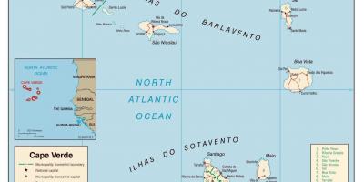 Χάρτης της Cabo Verde