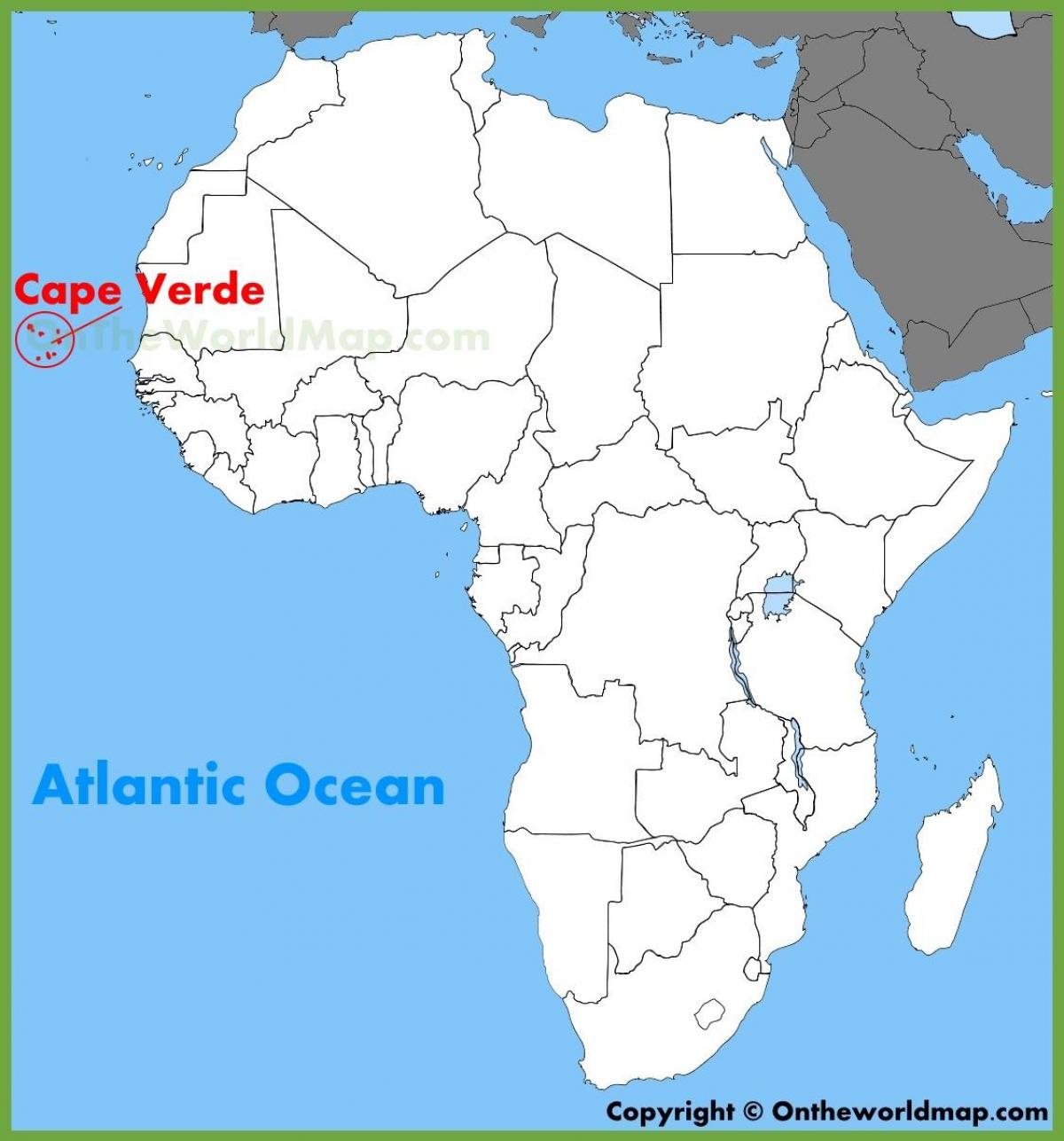σαλ Cabo Verde χάρτης
